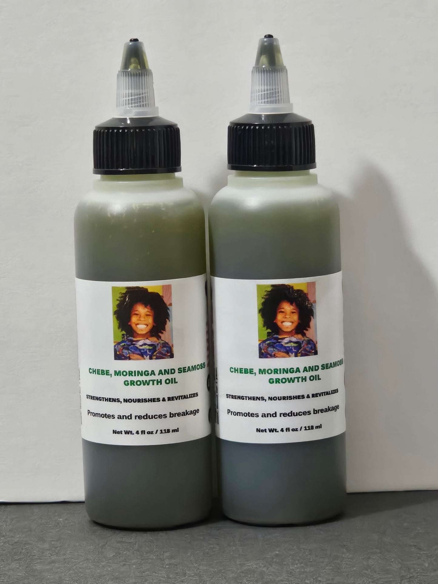 Chebe, Moringa and , Seamoss Hair Growth Oil