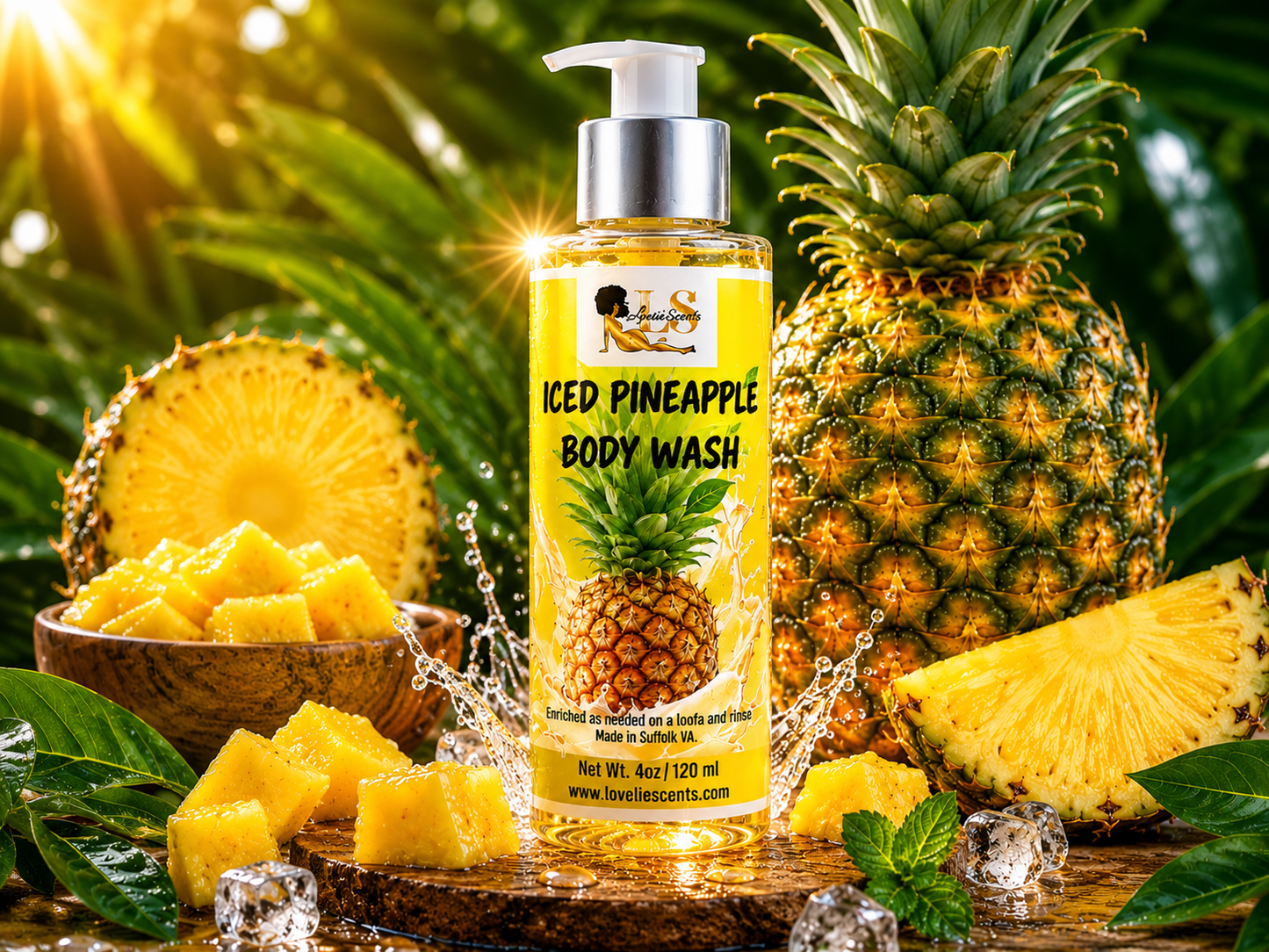 ICED PINEAPPLE BODY WASH