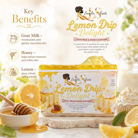 The Lemon Drip Soap Bar